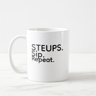 Steups Sip Repeat Mug Kaffemugg