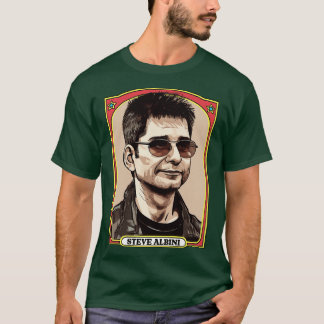 Steve Albini Retro Illustration T Shirt