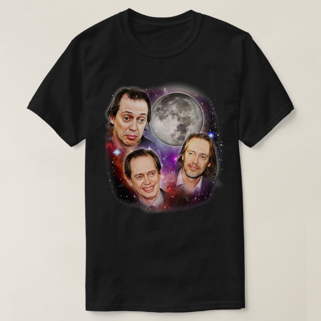 Steve Buscemi Måne T Shirt (Design framsida)