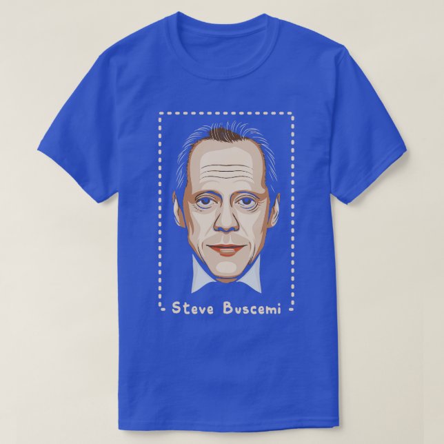 Steve Buscemi Vintage Fläkt Art T Shirt (Design framsida)