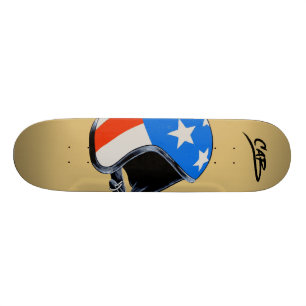 Steve Caballero "Hjälm" Old School Skateboard Bräda 21,6 Cm