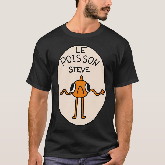 Steve Fiskaren T Shirt (Framsida)