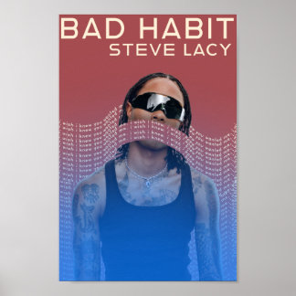Steve lacy poster dålig vana