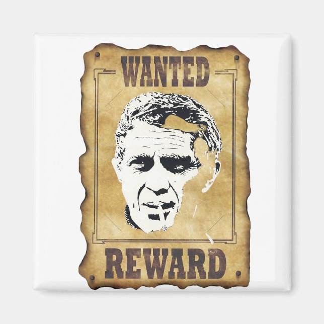 steve mac queen wanted magnet (Framsidan)