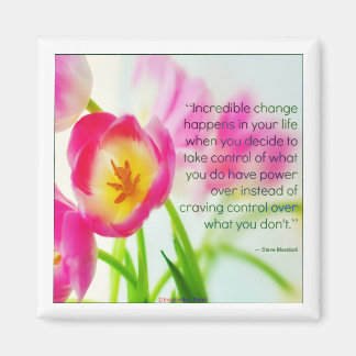 Steve Maraboli citerar om "förändring" Magnet