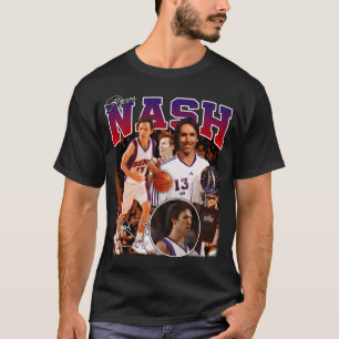 Steve Nash Phoenix Basket Legend Mvp Signatur T Shirt