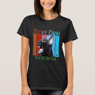 Steve Pengarar Best Cat Pappa någonsin T Shirt
