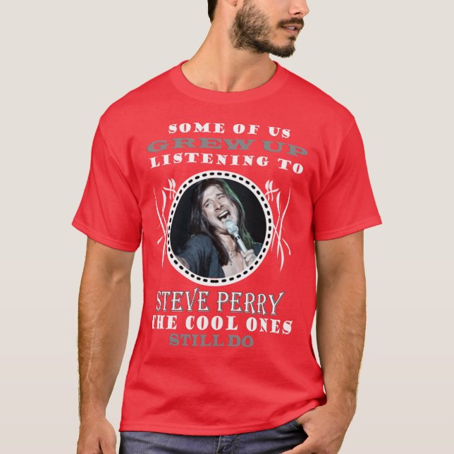Steve perry journey family t shirt (Framsida)