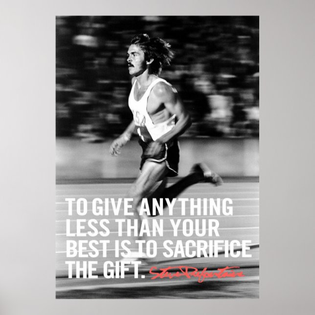 Steve Prefontaine-offerter Poster (Framsidan)