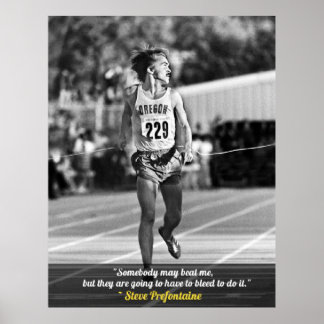 Steve Prefontaine-offerter Poster