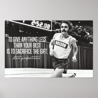 Steve Prefontaine-offerter Poster