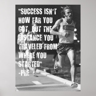 Steve Prefontaine-offerter Poster
