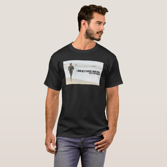 Steve Prefontaine-offerter T Shirt (Hel framsida)