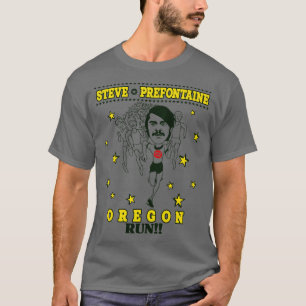 Steve Prefontaine Oregon Springa T Shirt