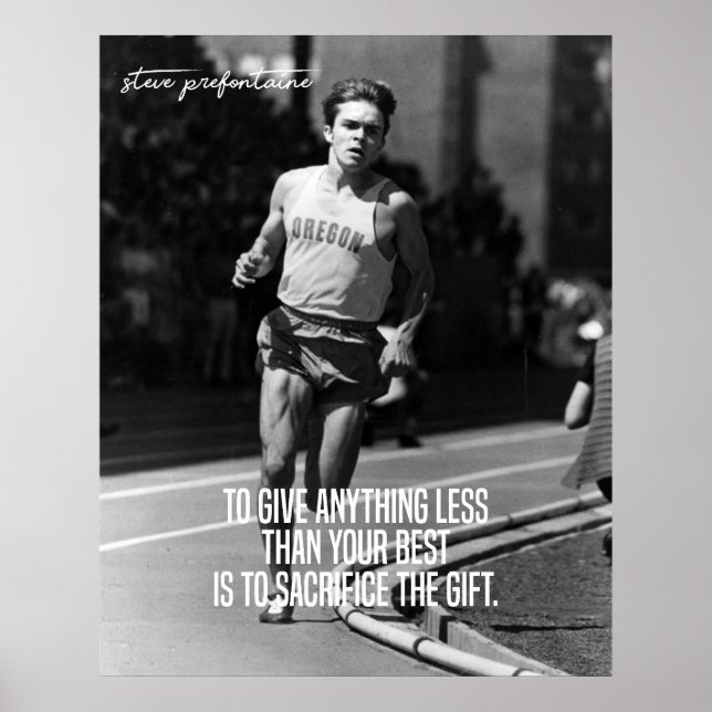 Steve Prefontaine Stop Pre Poster (Framsidan)