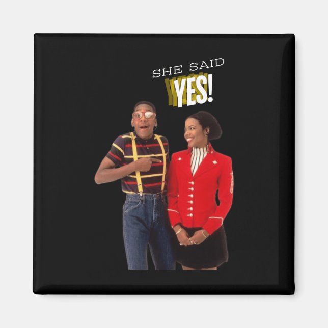 Steve Urkel Familj sa ja! Fäst Magnet (Framsidan)