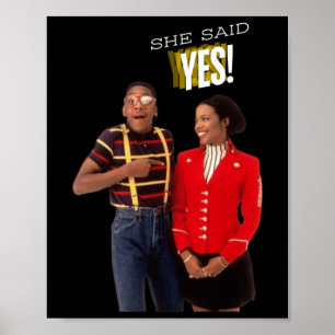 Steve Urkel Familj sa ja! Fäst Poster