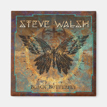 Steve Walsh Black Butterfly Magnet