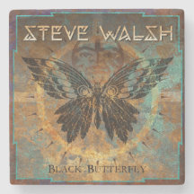 Steve Walsh Black Butterfly Underlägg