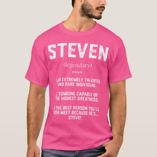 Steven Definition Rolig Begåvad Stor Steve Cosplay T Shirt