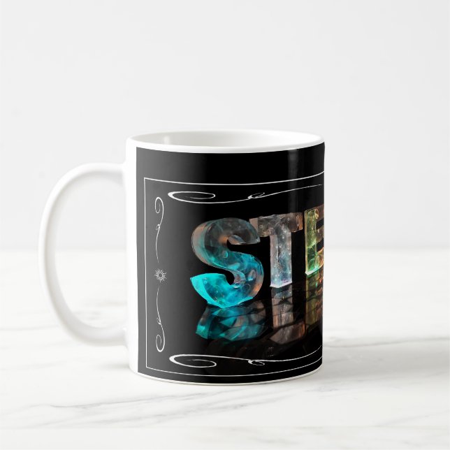 Steven - den kända Stevenen i 3D tänder Kaffemugg (Vänster)
