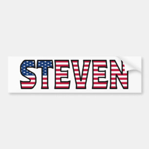 Steven Namn Vorname USA Aufkleber Sticker Auto Bildekal