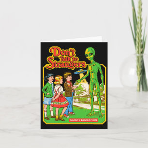 Steven Rhodes Prata Inte Med Främlingar Alien Retr Kort