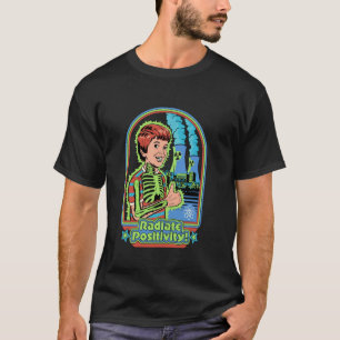 Steven Rhodes Radiate Positivity Radioactive Mörk T Shirt