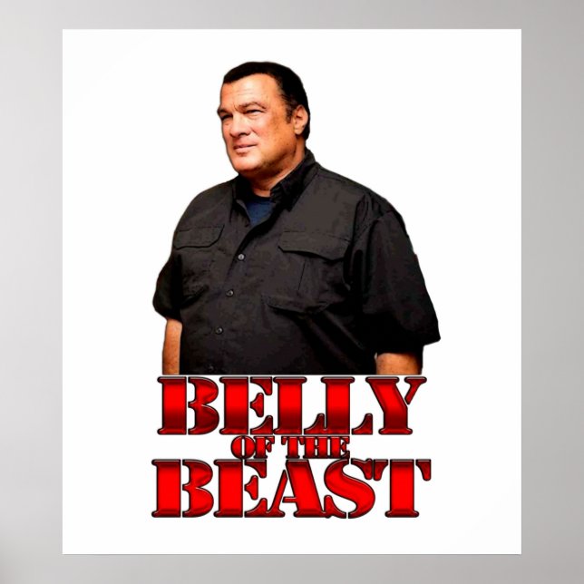 Steven Seagal Belly från Beasten Poster (Framsidan)