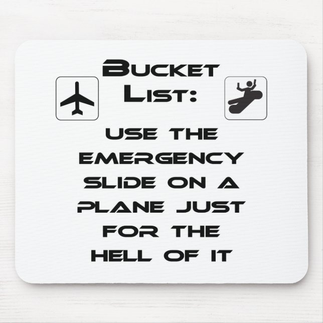 Steven Slater Inspired Bucket List Shirt Musmatta (Framsidan)