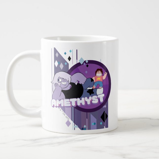 Steven Universe | Ametist Karaktärs Grafik Jumbo Mugg (Vänster)