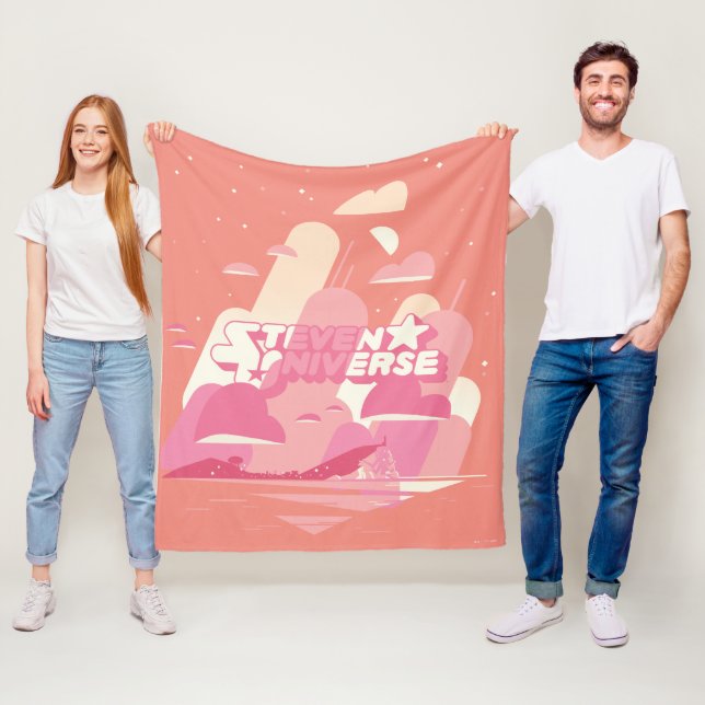 Steven Universe | Beach City Fleecefilt (På plats)