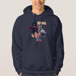 Steven Universe Crystal Gem Group Action Hoodie