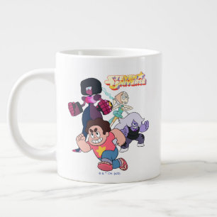 Steven Universe   Crystal Gem Group Action Jumbo Mugg