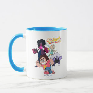 Steven Universe   Crystal Gem Group Action Mugg