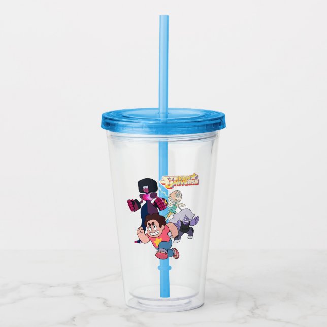 Steven Universe | Crystal Gem Group Action Take Away Mugg (Framsida)