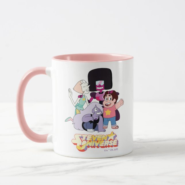 Steven Universe | Crystal Gem Group Huddle Mugg (Vänster)
