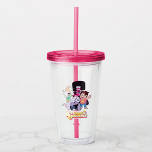 Steven Universe   Crystal Gem Group Huddle Take Away Mugg