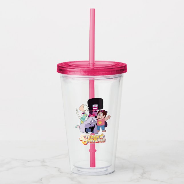 Steven Universe | Crystal Gem Group Huddle Take Away Mugg (Framsida)