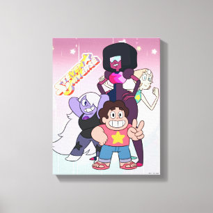 Steven Universe   Crystal Gem Group Pose Canvastryck