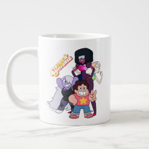 Steven Universe   Crystal Gem Group Pose Jumbo Mugg