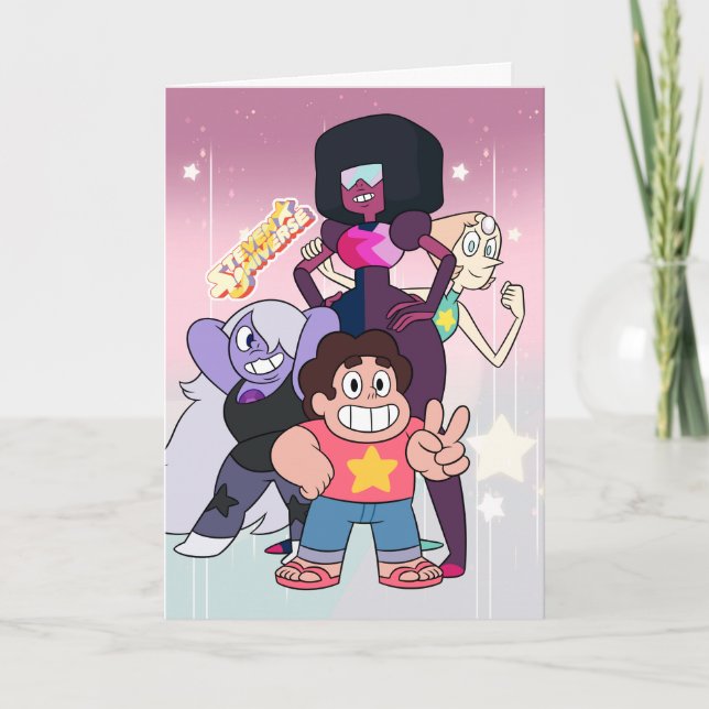 Steven Universe | Crystal Gem Group Pose Kort (Framsida)