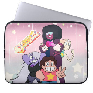Steven Universe   Crystal Gem Group Pose Laptop Fodral