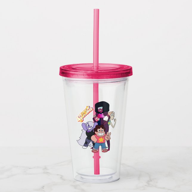 Steven Universe | Crystal Gem Group Pose Take Away Mugg (Framsida)