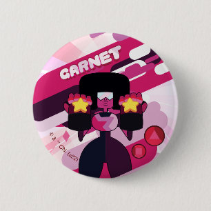 Steven Universe   Garnet-teckengrafik Knapp