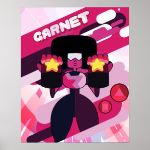 Steven Universe   Garnet-teckengrafik Poster