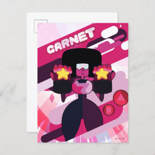 Steven Universe   Garnet-teckengrafik Vykort