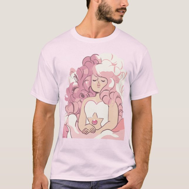 Steven Universe | Illustration av Ro Quartz T Shirt (Framsida)