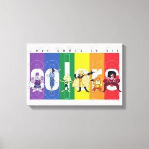 Steven Universe - Kärlek kommer i Färg Canvastryck
