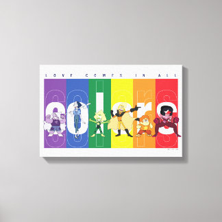 Steven Universe - Kärlek kommer i Färg Canvastryck